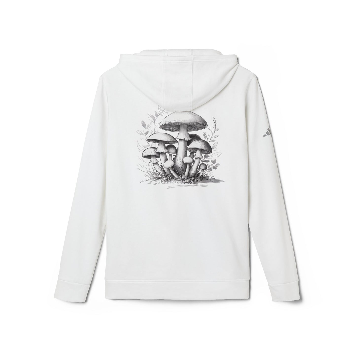 adidas Unisex Fleece Hoodie mushroom