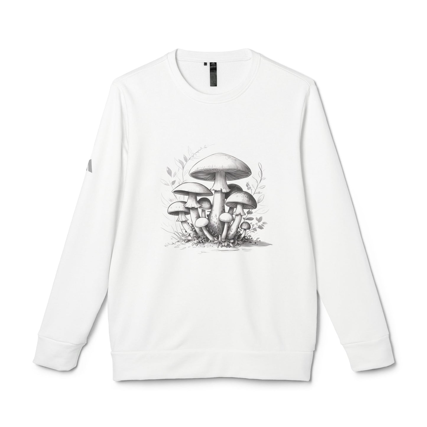 adidas Unisex Fleece Crewneck Sweatshirt mushroom