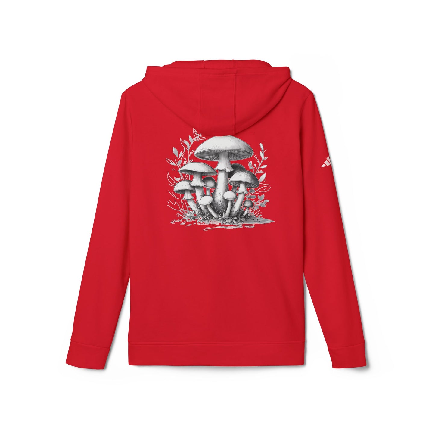 adidas Unisex Fleece Hoodie mushroom