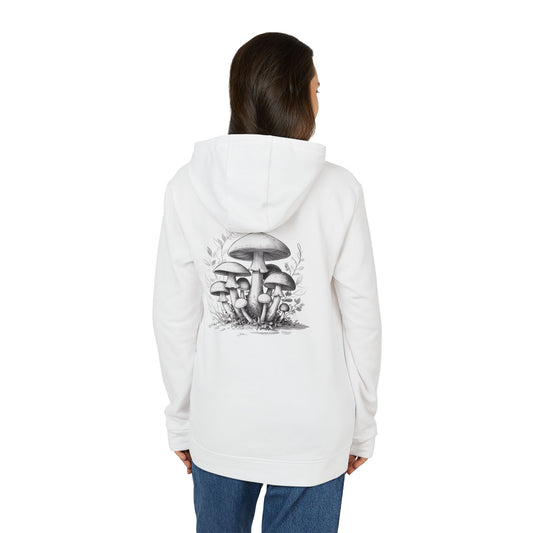 adidas Unisex Fleece Hoodie mushroom