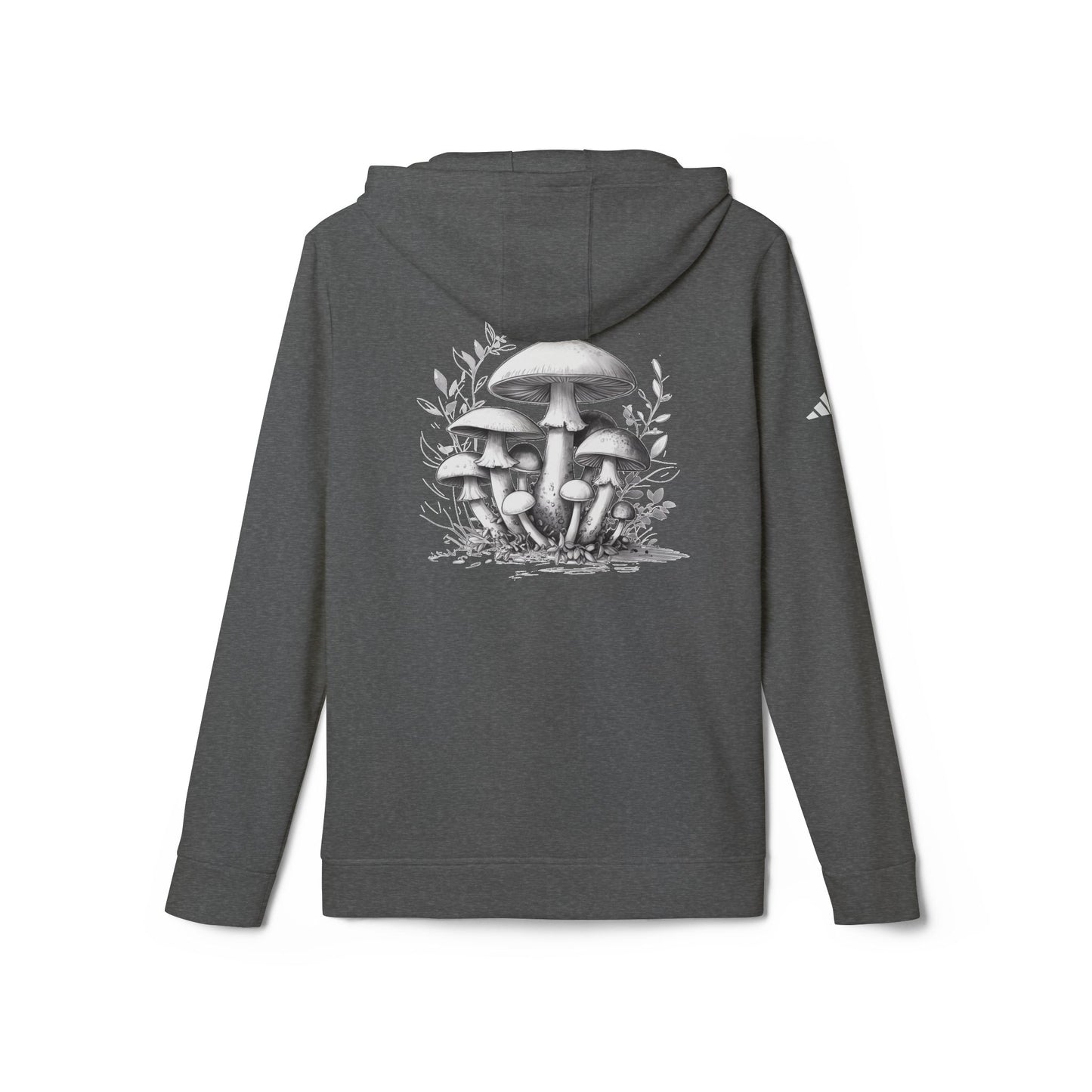 adidas Unisex Fleece Hoodie mushroom