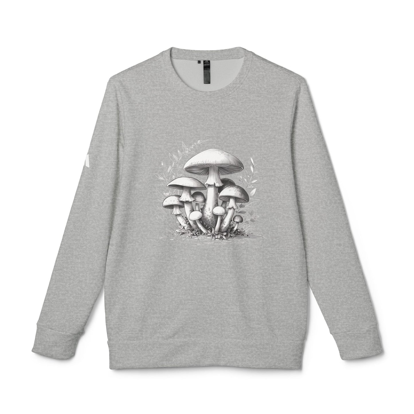 adidas Unisex Fleece Crewneck Sweatshirt mushroom